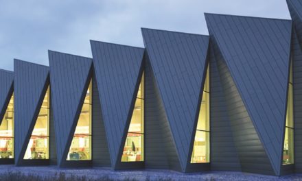 RHEINZINK zinc façade cladding creates distinctive aesthetic with sustainable, enduring performance