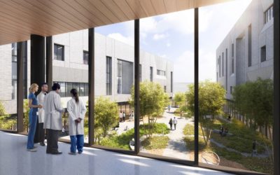 Perkins+Will’s design for University of Texas Health Continuum of Care Campus for Behavioral Health promotes health and wellbeing