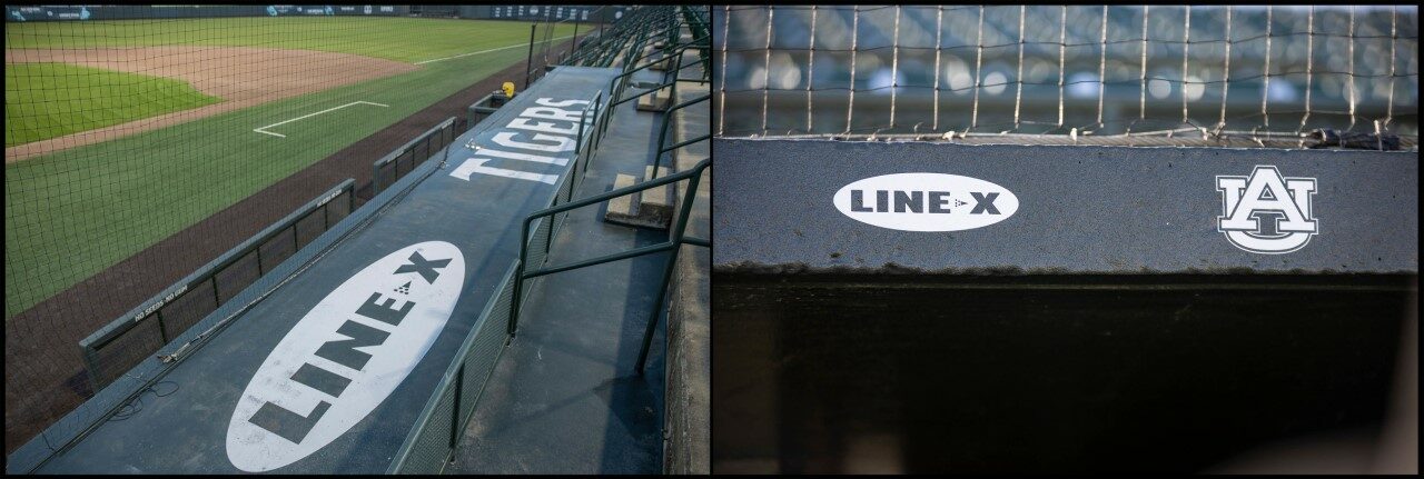 Auburn University selects LINE-X to protect historic baseball dugouts