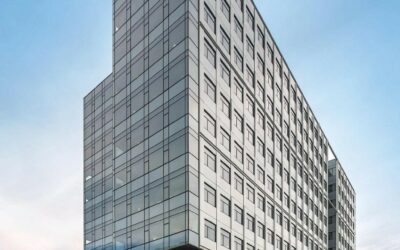 SOLARBAN 60 glass by Vitro Glass used in Vulcan Block 45