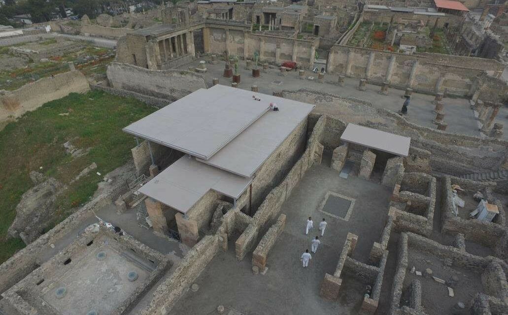 Pompeii Archeological Park: Corian® Exteriors preserves ancient buildings at the Championnet Complex