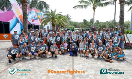 Polyglass helps fight cancer with the Dolphins Cancer Challenge Partnership