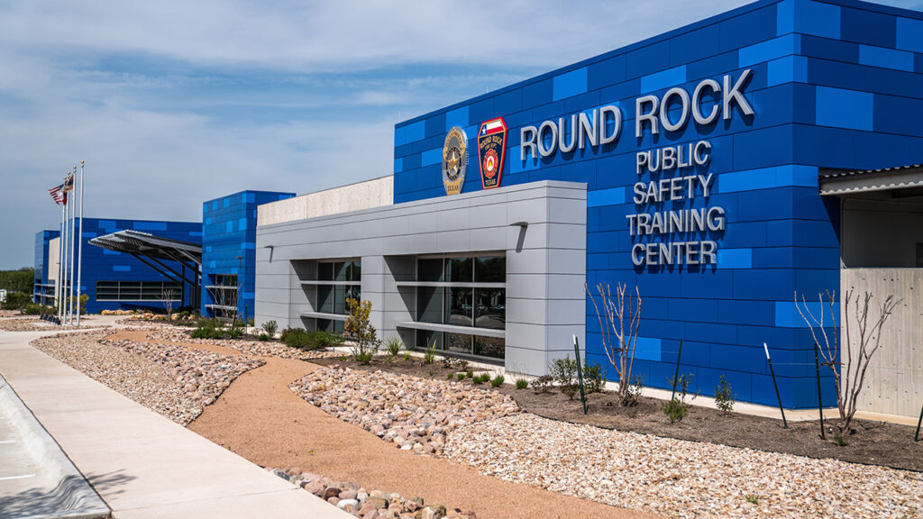 Round Rock Public Safety Training Center. Photo by Ethan Lankford, City of Round Rock, Texas