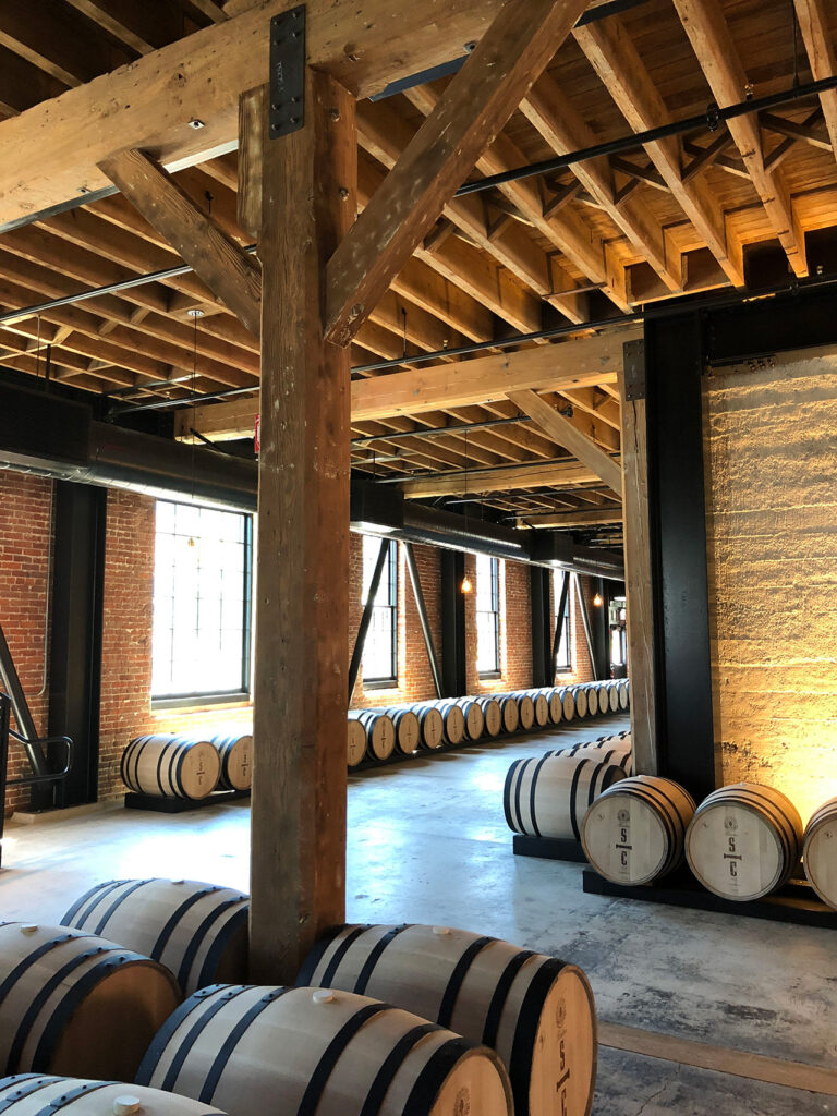Savage and Cooke Distillery – Mare Island Building 45/RIM Architects. Photo credit: ZFA Structural Engineers