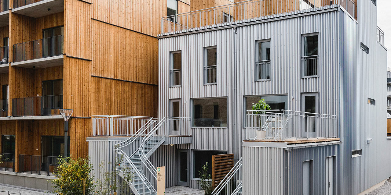 “Lilla lntegralen” building with distinct façade made from GreenCoat® steel nominated for Platpriset 2019