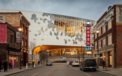 PPG DURANAR coatings add distinctive effects to façade of Calgary Central Library