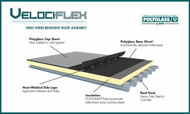 Polyglass introduces Velociflex high wind-resistant roofing system