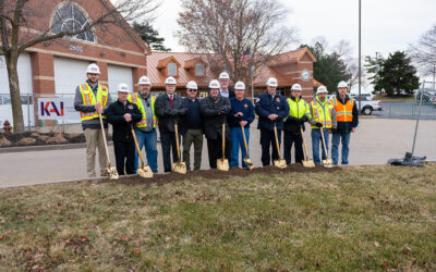 KAI Build breaks ground on renovation, addition to Maryland Heights Fire Protection District Headquarters Engine House One