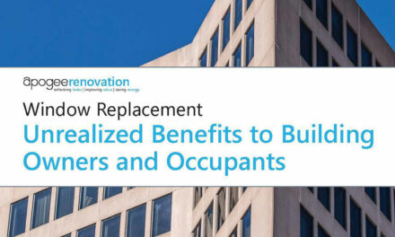 Apogee publishes updated whitepaper, “Window Replacement: Unrealized Benefits to Building Owners”