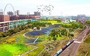 ASLA 2019 Professional Analysis and Planning Honor Award. +StL: Growing an Urban Mosaic, TLS Landscape Architecture, Shanghai OBJECT TERRITORIES, and [dhd] derek hoeferlin design | Photo credit: TLS | OT | dhd