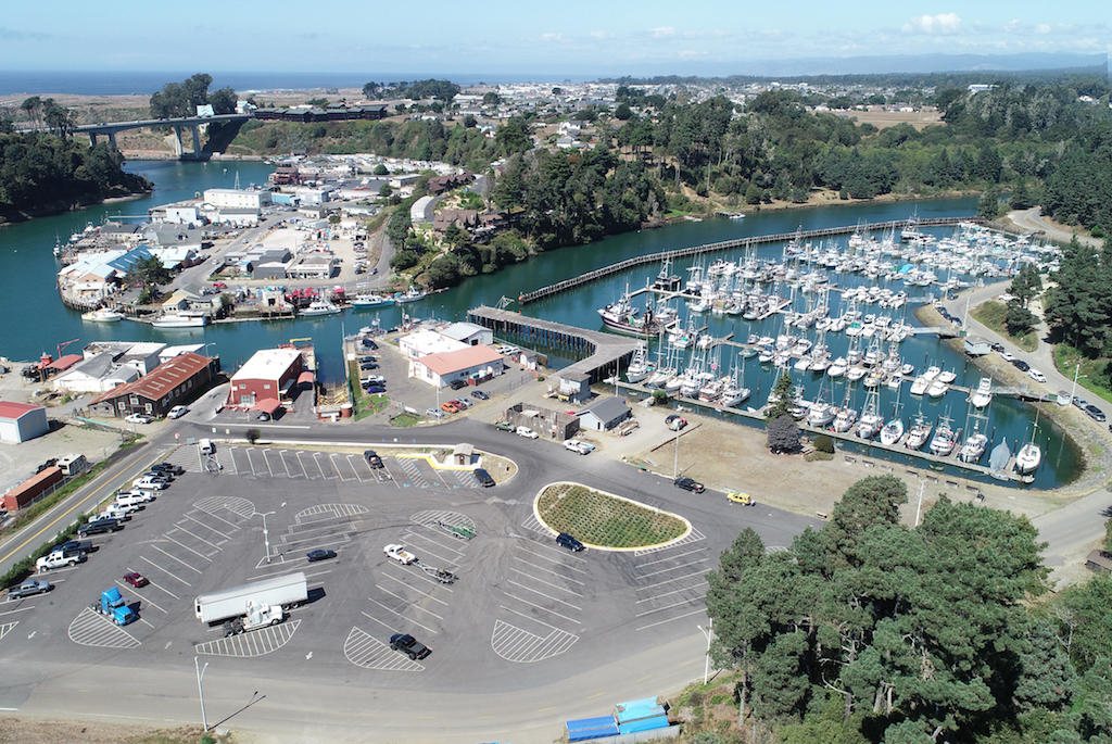 Noyo Inner Harbor Boat Launch, Parking Lot, and ADA Facilities in Fort Bragg. Photo courtesy of ACEC California