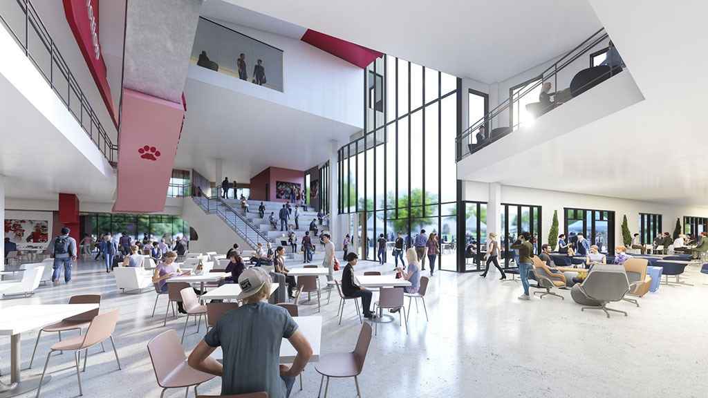 HED-designed Lynda and Stewart Resnick Student Union at Fresno State (PRNewswire/HED)