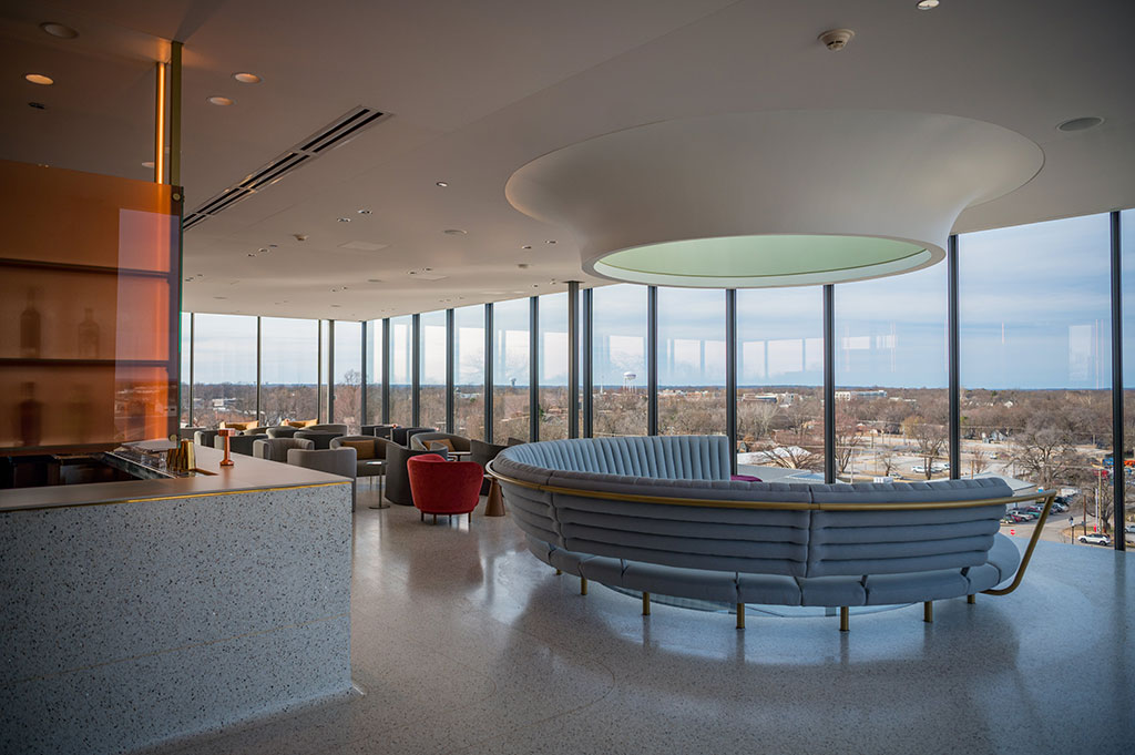 The Tower Bar at the Momentary. Photo by Dero Sanford, courtesy of the Momentary, Bentonville, Arkansas