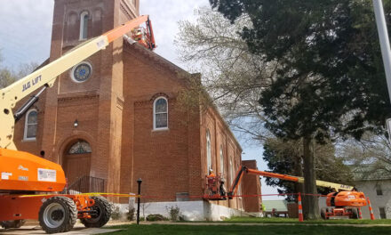 Western Specialty Contractors performs façade restoration of historic church in Union, Missouri