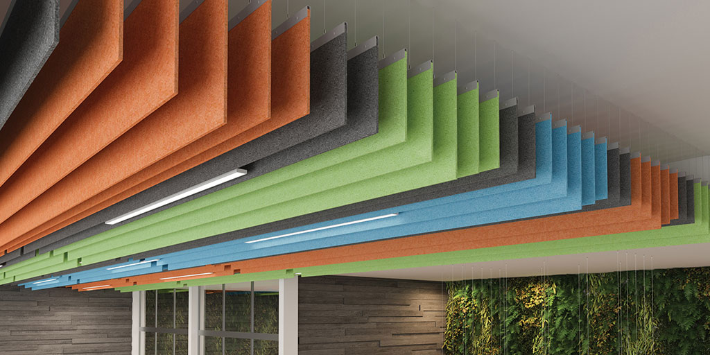 CertainTeed launches new Felt Baffles & Open Cell ceiling systems and Techstyle® Felt Acoustical Ceilings