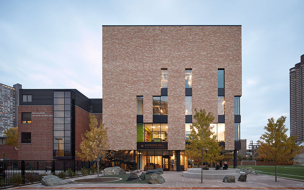 Award-winning Bernard Zell Anshe Emet Day School expansion in Chicago by Wheeler Kearns Architects