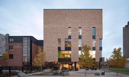 Award-winning Bernard Zell Anshe Emet Day School expansion in Chicago by Wheeler Kearns Architects
