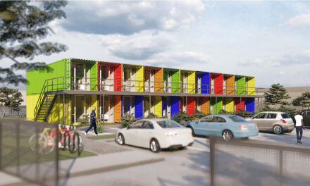 Merriman Anderson/Architects designs affordable housing using shipping containers