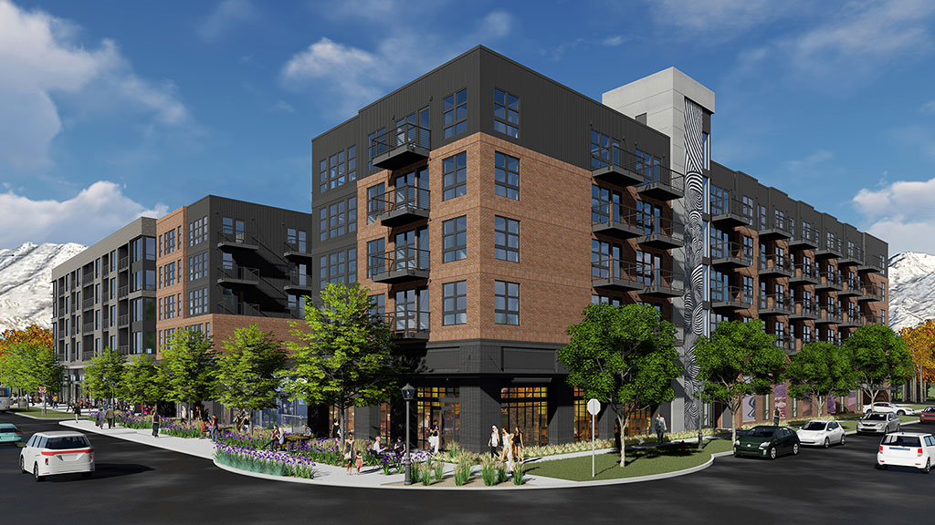 Construction is underway on KTGY-designed mixed-use residential community in Salt Lake City