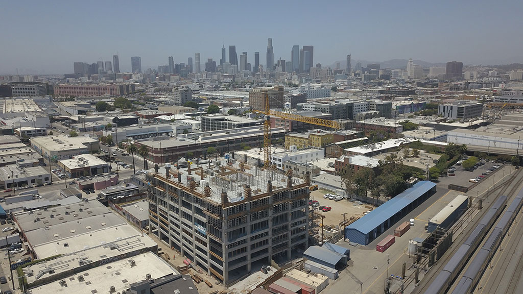 Lowe tops out 2130 Violet Street, Los Angeles Arts District office building