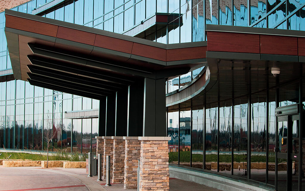 Western Specialty Contractors fabricates, installs custom wall panels on exterior of new Lawrence Memorial Health West in Kansas