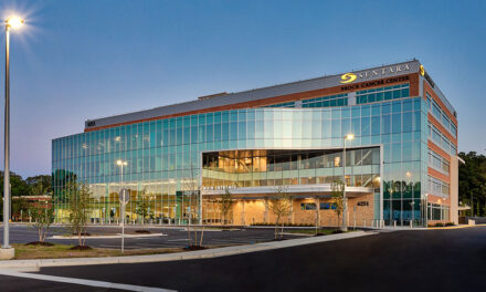 Sentara Brock Cancer Center features Acurlite skylight finished by Linetec in durable anodize